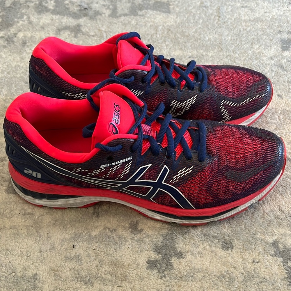 ASICS Gel-Nimbus 20 in pink/blue women’s size 11